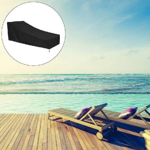 Patio Lounge Chair Cover Waterproof Dustproof Chaise Lounge
