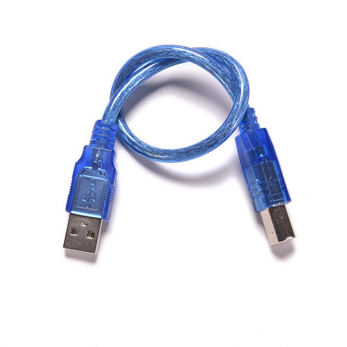 Blue 30CM 5Ft USB 2.0 USB Print Cable A Male to B Male Print