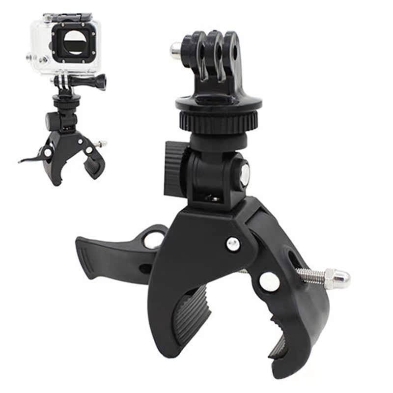 Delicate Reusable Handlebar Clamp Roll Bar Mount+Tripod Adap