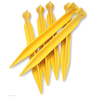 14.7cm RUGGED TENT PEGS /STAKES NO SLIP HOOKS, LIGHTWEIGHT,