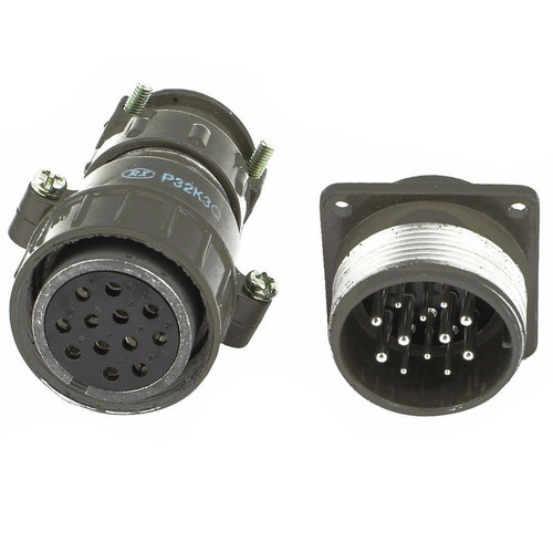P32K3Q 12Pin Aviation Plug Male Female Connector AC 660V 20A