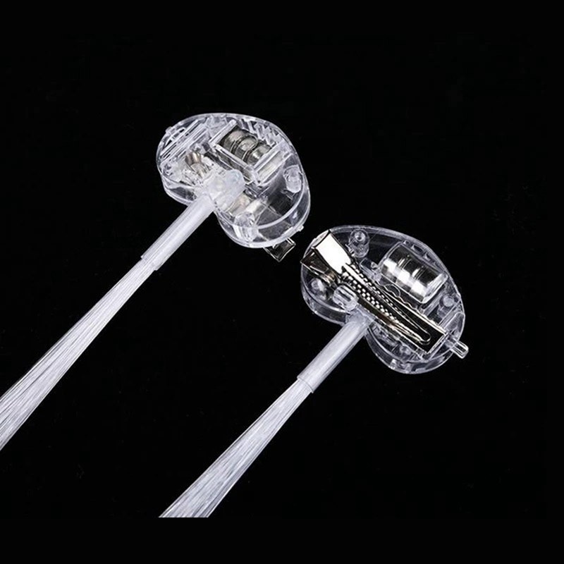 hot 30pcs party hair light christmas luminous led hair clip