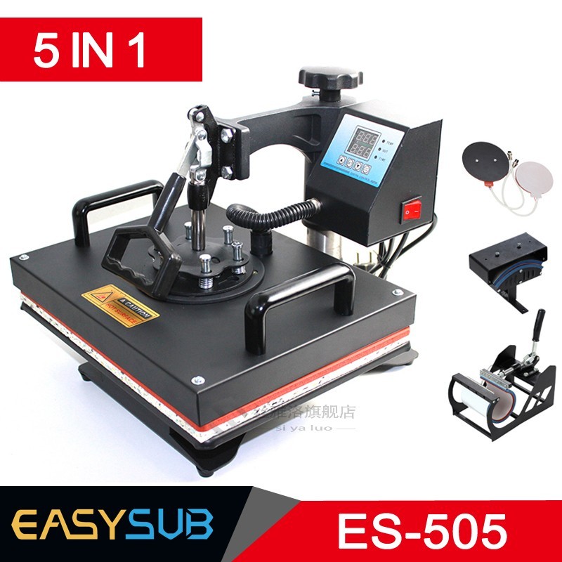 Cheap 30*38CM 5 in 1 Combo Heat Press machine Sublimation  P