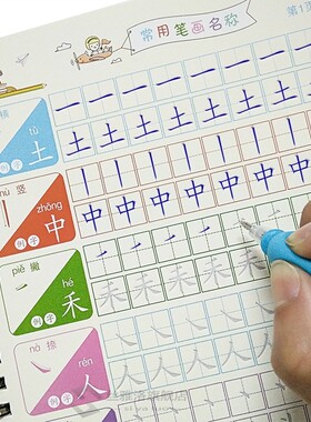 new Radicals and Stroke of Chinese character Calligraphy cop