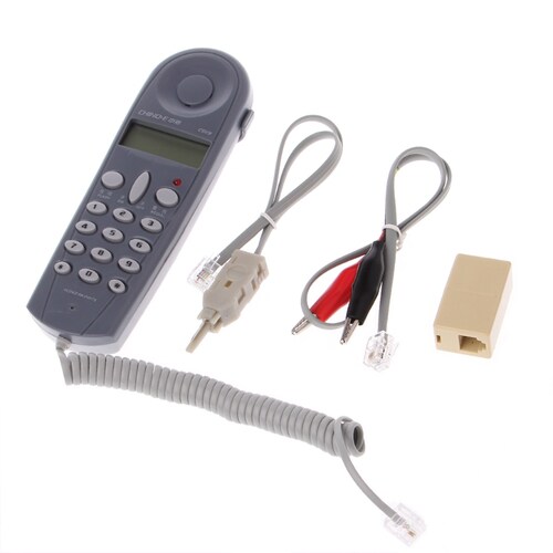 Phone Telephone Butt Test Tester Lineman Tool Cable Set with