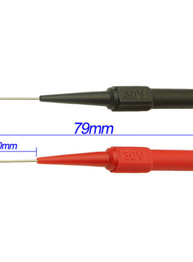 2pcs Voltmeter Multimeter Test Lead Probe Wire Pen Insulatio