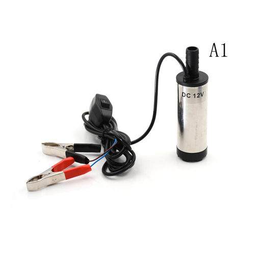Car Submersible Pump DC 12V 24V Motor Suction Oil Water Dise