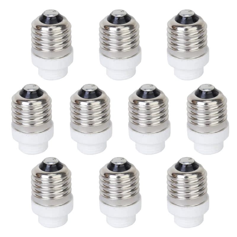 10 pcs E27 - G9 LED Bulbs Screw Adapter Converter