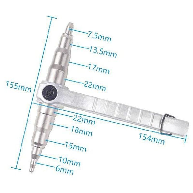 Hot Refrigeration Copper Pipe Tube Expanders Manual Tube