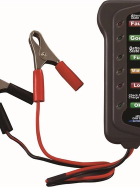 12V Car Battery & Alternator Tester - Test Battery Condi
