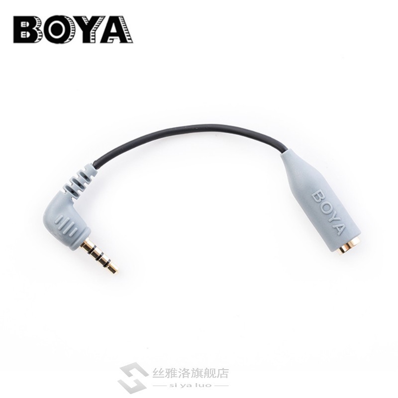 BY-CIP2 3.5mm to TRRS TRS Microphone Cable Adapter for iPad