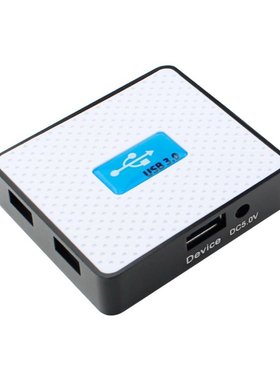 4 Port Bus-Powered USB 3.0 Hub for PC & Mac White