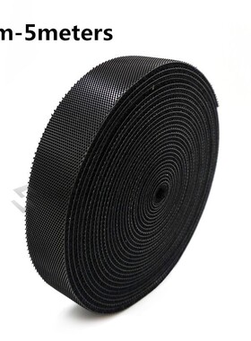 5m strong hook and loop self adhesive velcro reusable tape f