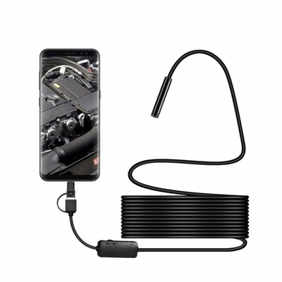 8MM Micro USB Type-c USB 3-in-1 Computer Endoscope Borescope