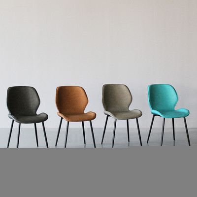 Nordic Dining Table Chair Desk Simple Stool Back Light