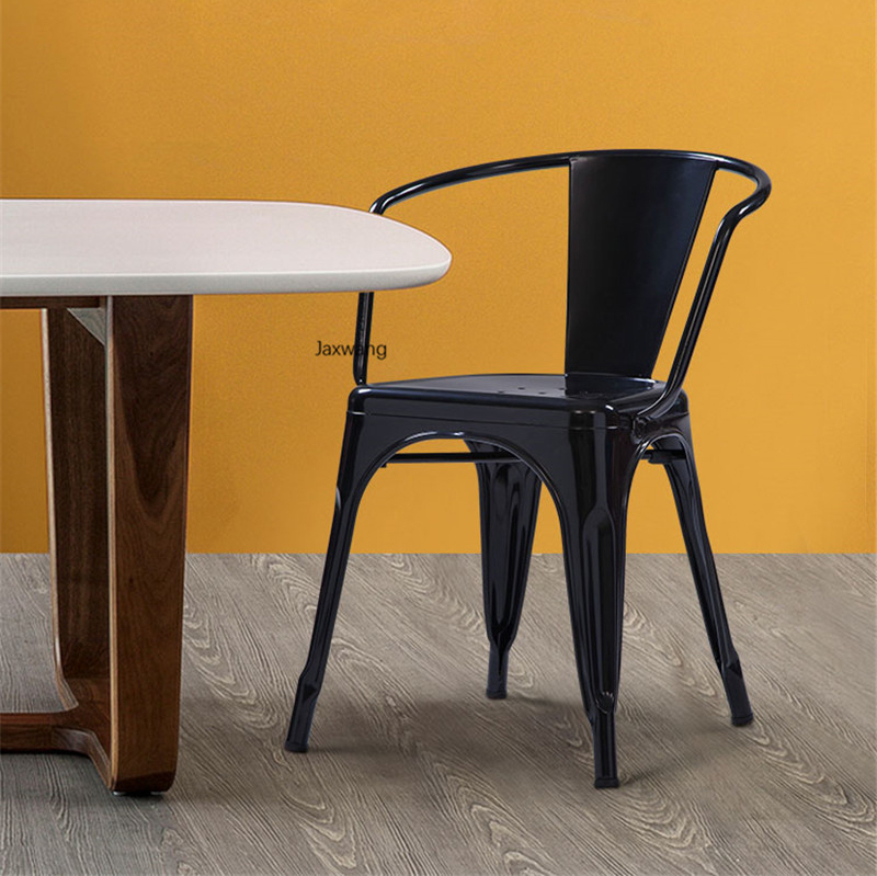 Custom Dining Chairs Nordic Wrought Iron Art Dining Chair