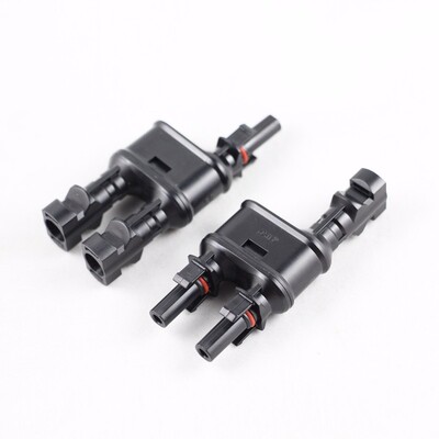1pair Branch parallel connection 30A 1000V Electrical MC4 Co