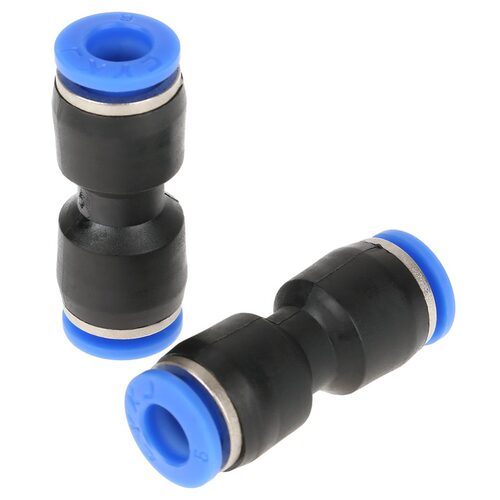 20pcs 6mm Tube OD 1/4'' Pneumatic Straight Push Line