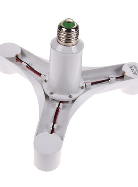 1 To 4 E27 Douille E27 Socket Base LED Splitter Plug Halogen