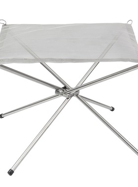 Outdoor Barbecue Bonfire Wood Stove Fire Rack Stainless