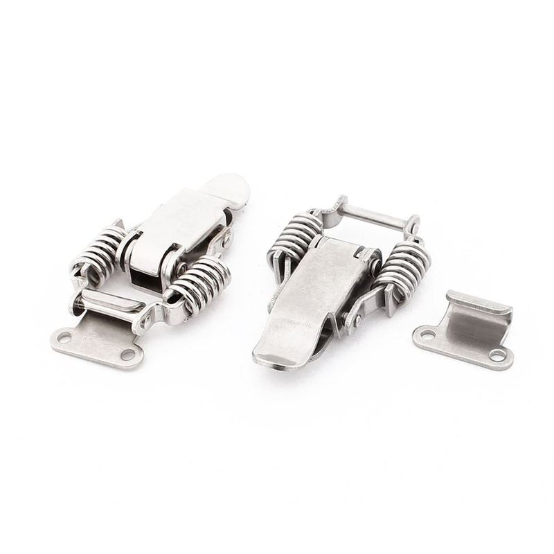 2x Toolbox Draw Compression  Latch Catch Clamp Silver