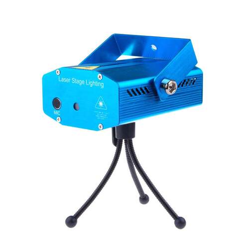 LED Laser Projector Disco Light Mini Auto Flash RG Sound