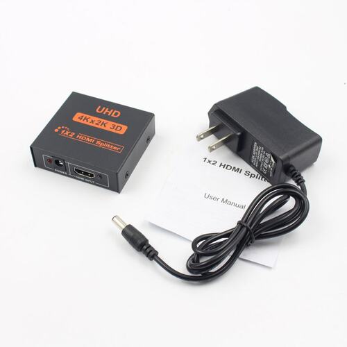 1 x 2 HDMI Splitter Audio Video Extractor Converter Full HD