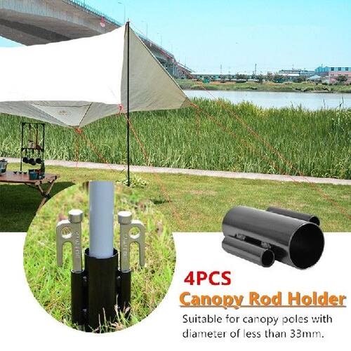 4pcs Outdoor Camping Canopy Pole Holder to Set Up Tent