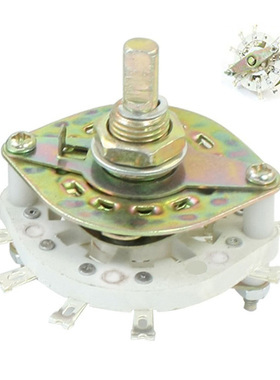 2P4T 2 Pole 4 Position 1 Deck 10 Pins Band Channael Rotary S