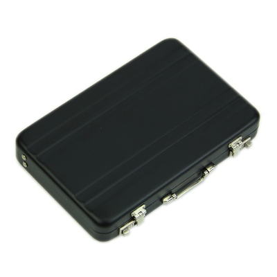 password box Card Case Mini suitcase Password briefcase Blac