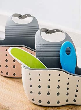 Sink Shelf Soap Sponge Drain Rack Bathroom Holder Kitchen