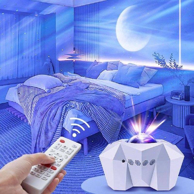 led aurora borealis moon galaxy night lights bluetooth