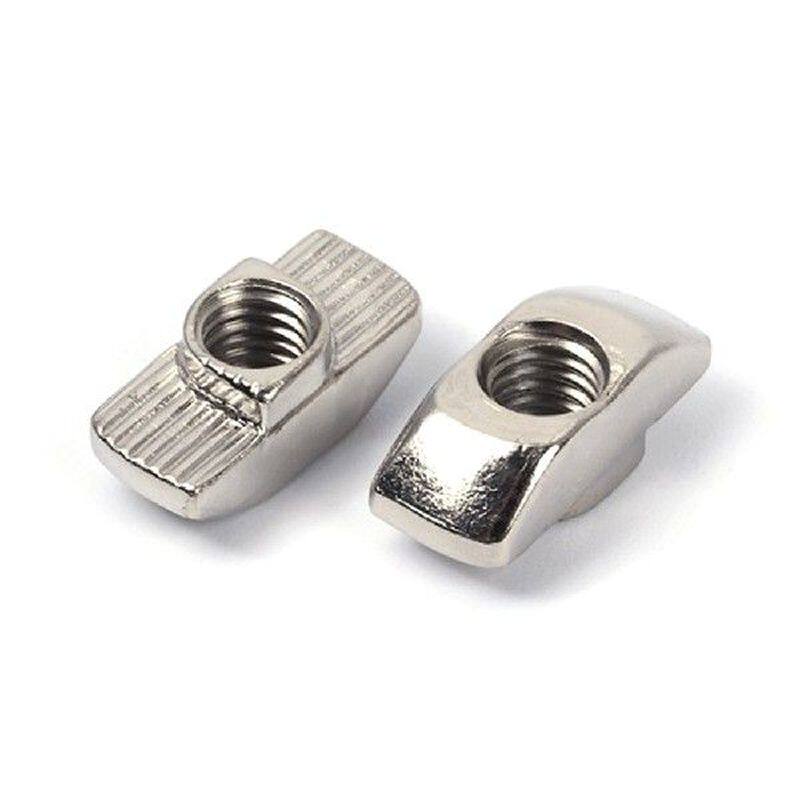 50 pcs m3/m4/m5 2020 aluminum extrusion 20 series slot t
