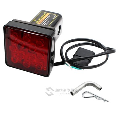 12-Led Brake Light Trailer Hitch Cover Fit Towing  Hauling 2