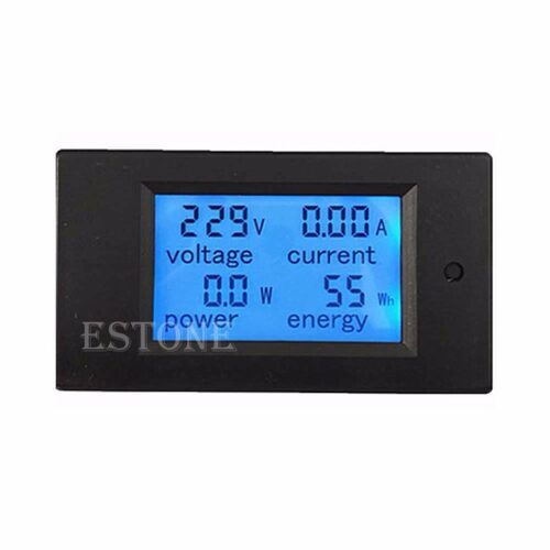 LCD Wattmeter Volt Watt Power Ammeter Voltmeter AC 80-260V 2