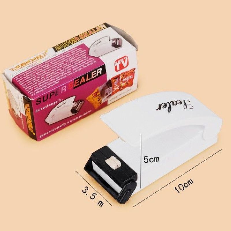 Electric Hand Press Food Sealer Plastic Package Storage Bag