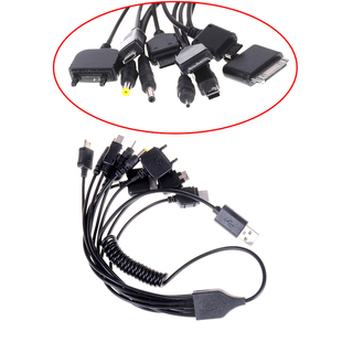 10 in 1 USB Multi Charger Retractable Phone Cable For iPhone