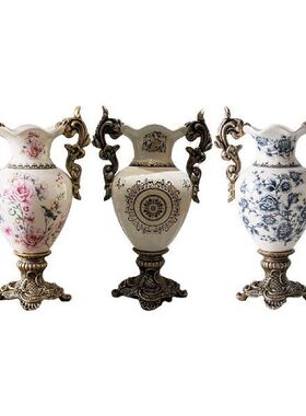 Ceramic Vase Decorative Flower Pot Table Centerpiece