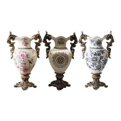 Ceramic Vase Decorative Flower Pot Table Centerpiece