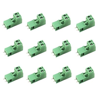 12Pairs 2 Pin PCB Mount Screw Terminal Block Kit for  PCB Sh