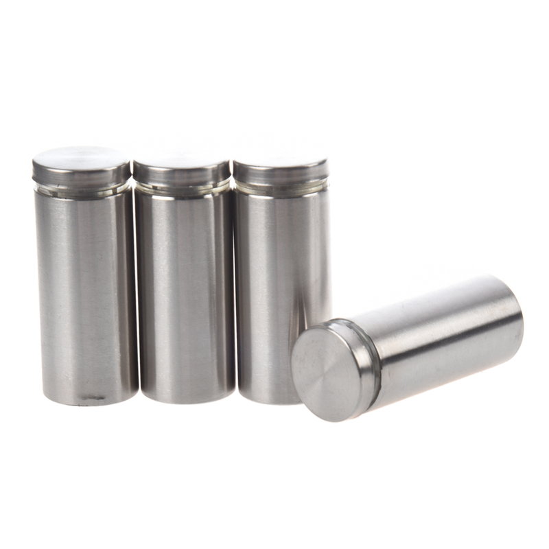 4 Pcs 25mm x 60mm Railing Standoff Clamp Hardware for Advert