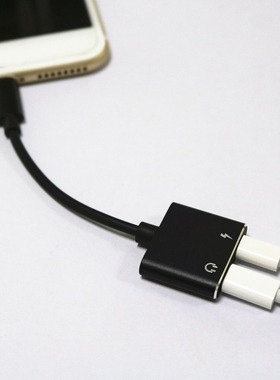 2 in1 For Lighting Adapter For iOS11 For iPhone 7/8/X Chargi