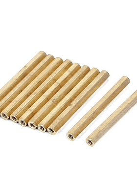 M4 x 60mm Female Threaded Brass Hex Standoff Pillar Spacer N