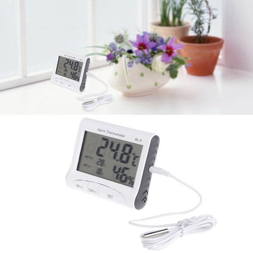 LCD Alarm Weather Station w Sensor-m18