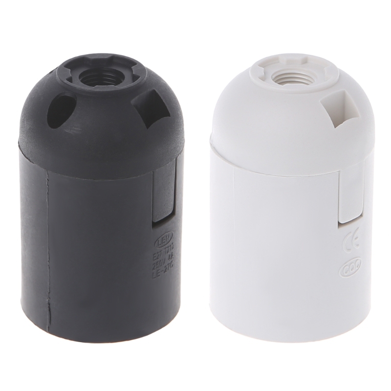 E27 Edison Lamp Bulb Holder Socket White/Pendant Ceiling Lig