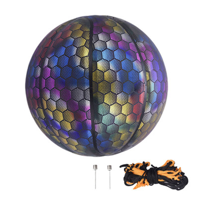 Reflective Basketball Holographic Size 7 Sports Ball