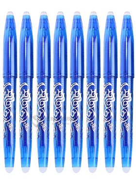 8 Colorful/Set Erasable Gel Pen Color Inks 0.5mm Pens Refill