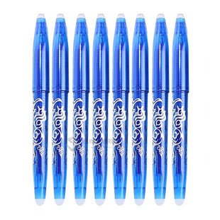 8 Colorful/Set Erasable Gel Pen Color Inks 0.5mm Pens Refill