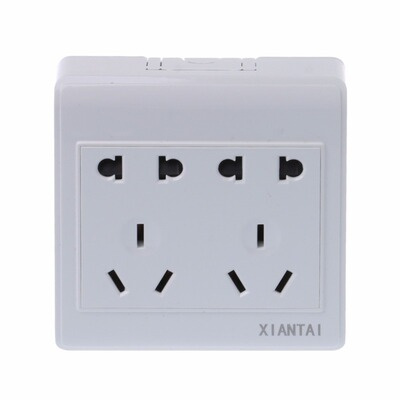 Surface Mounted Pure Wall Socket Panel 10-Pins Outlet 10A Pl