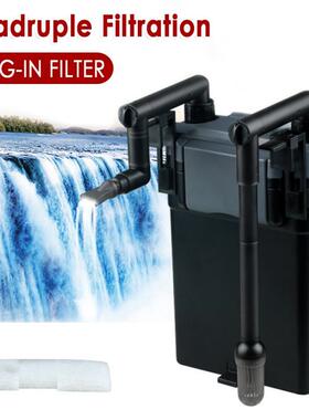 Aquarium External Canister Filter Table Top Fish Tank Wall